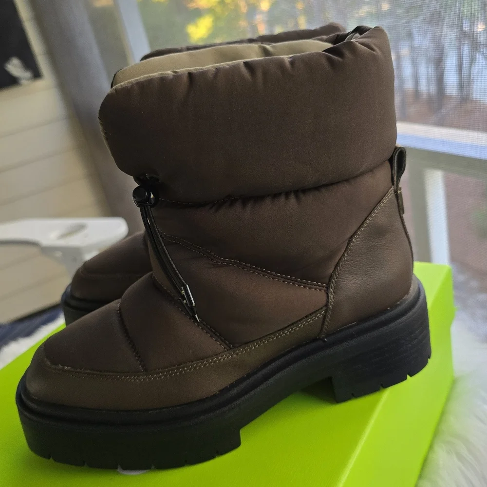 🤎Sam Edelman Lakyn Nylon Snow Brown Boots